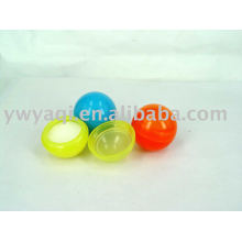 ball lip balm with SPF15 and flavour